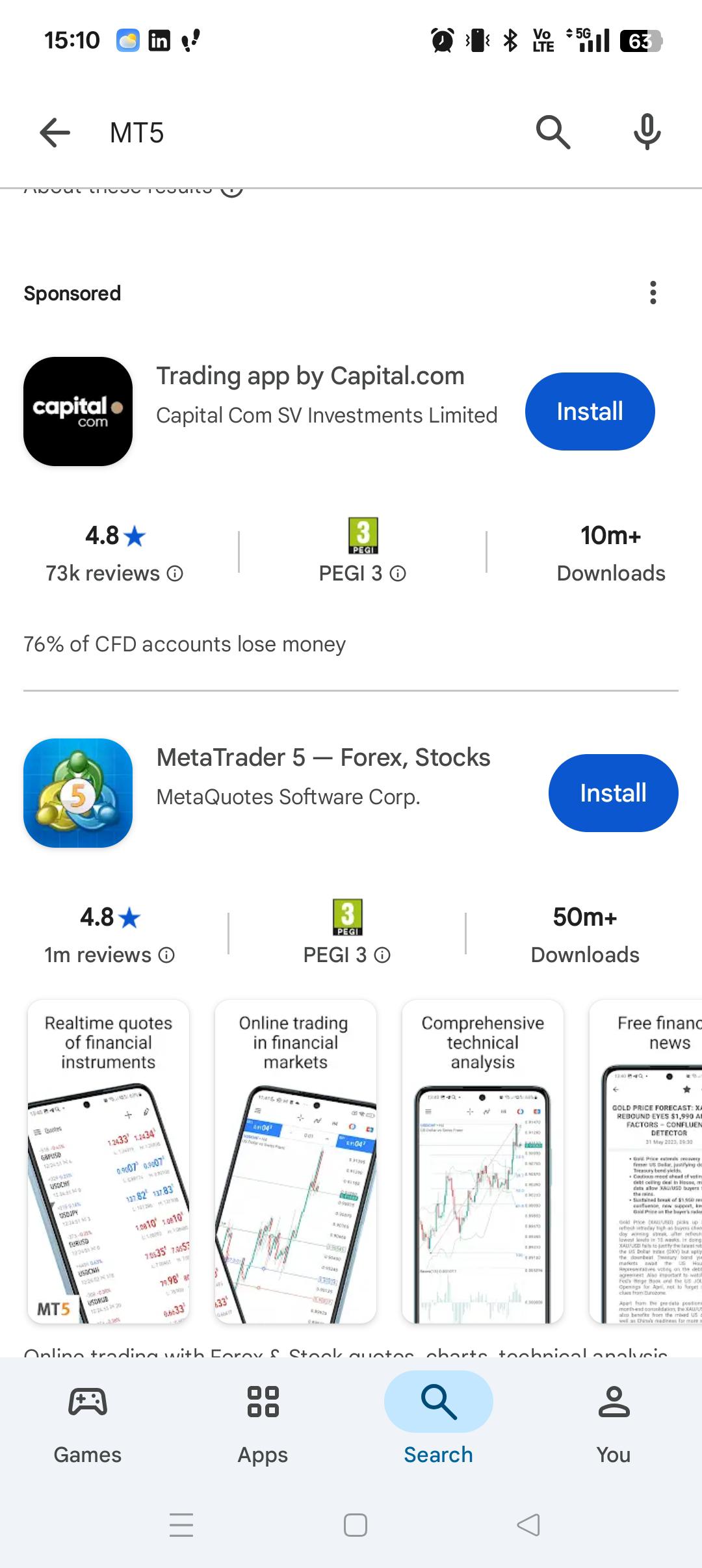 Installing MetaTrader 5 on Mobile - Android (Google Play)