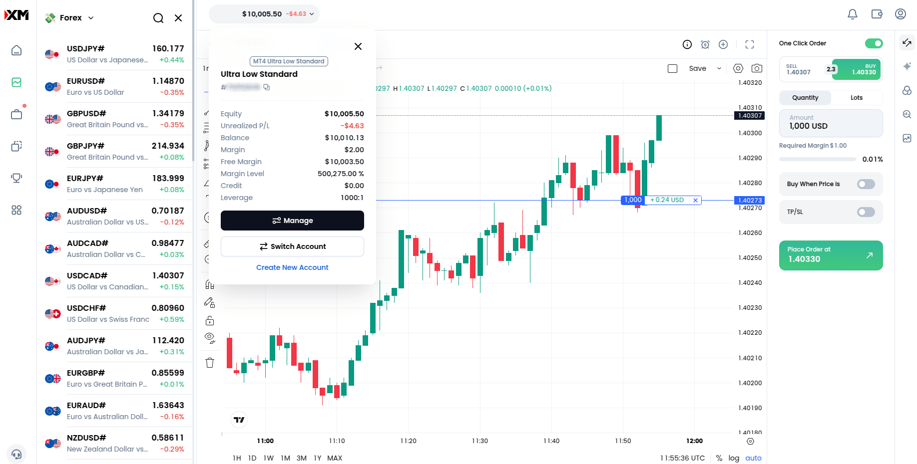 Equity vs. Balance XM