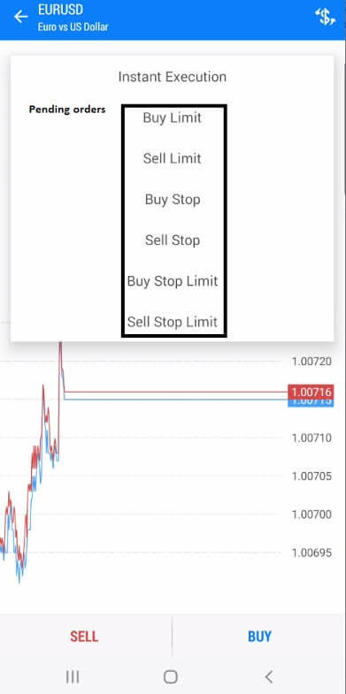 Pending Orders
