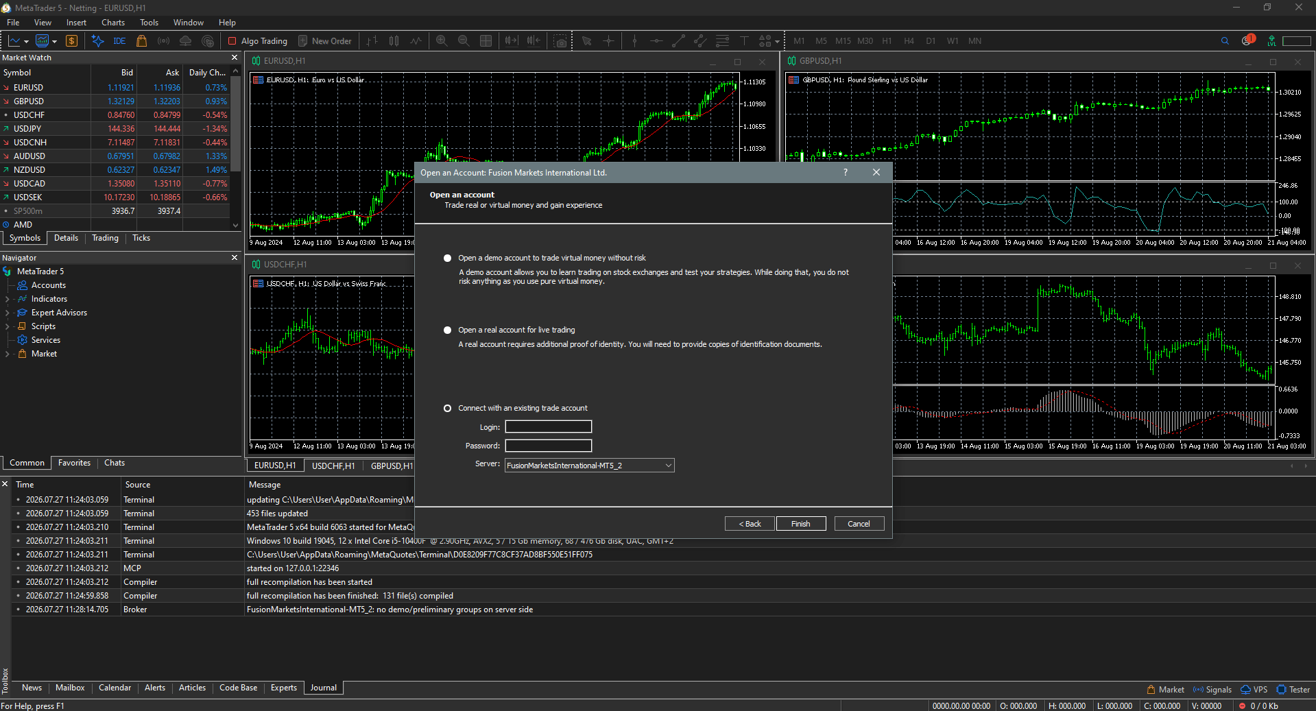 Connect to broker