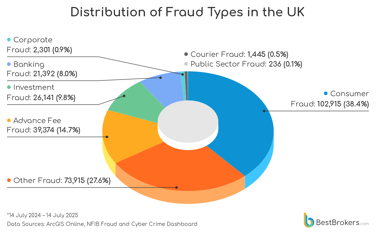Distribution of Fraud Types in the UK
