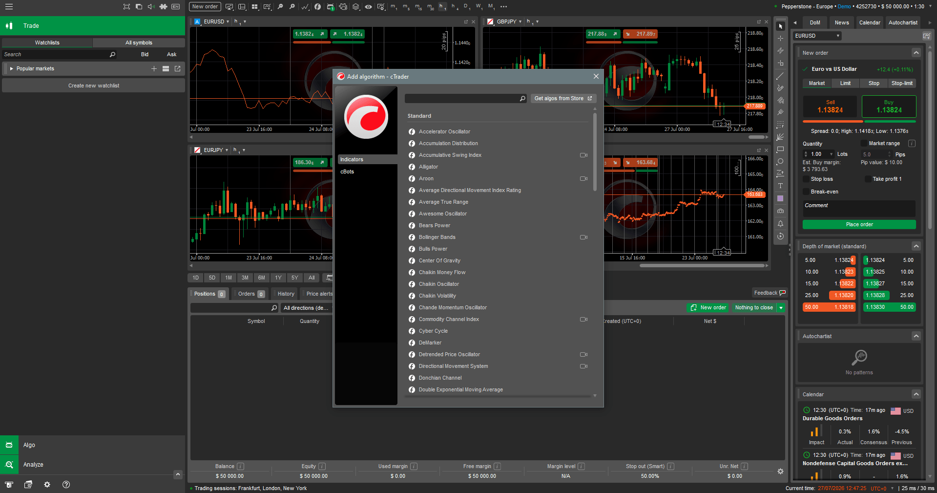 Windows version of cTrader