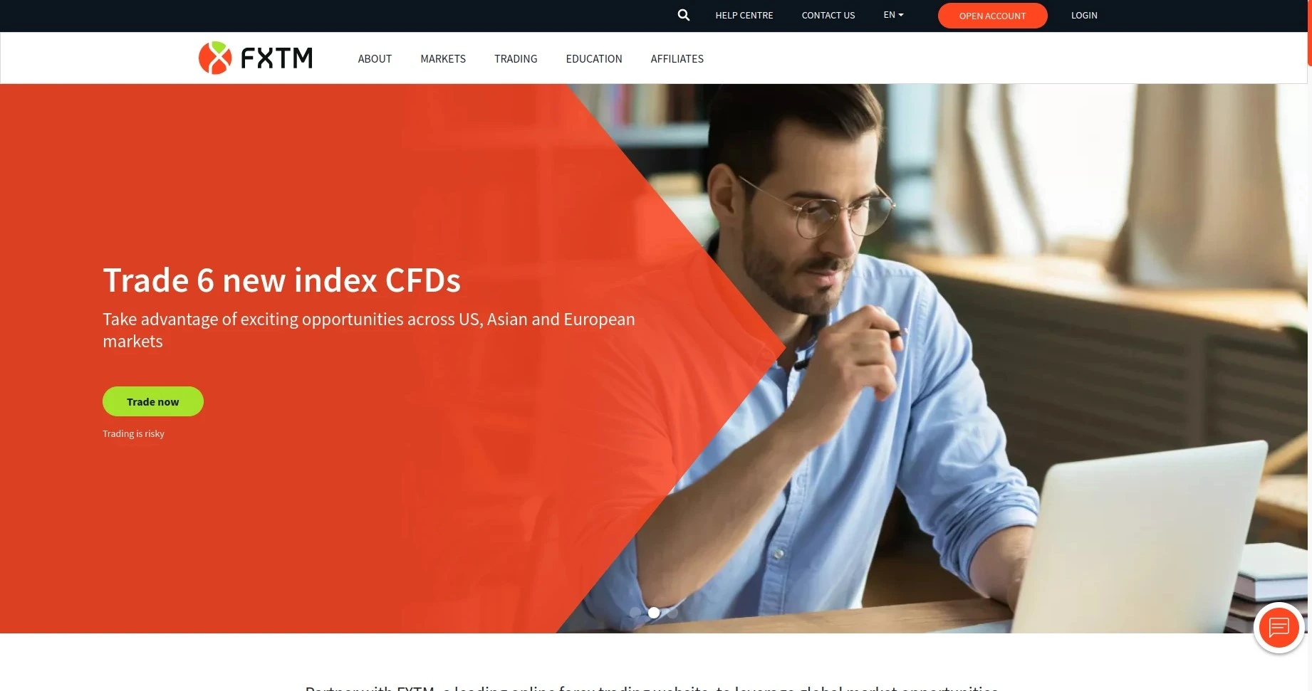 FXTM Registration Step 1