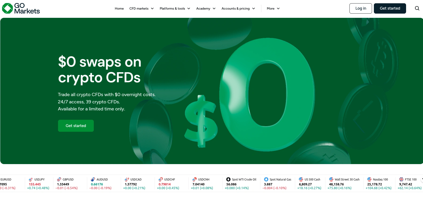 GO Markets Registration Step 1