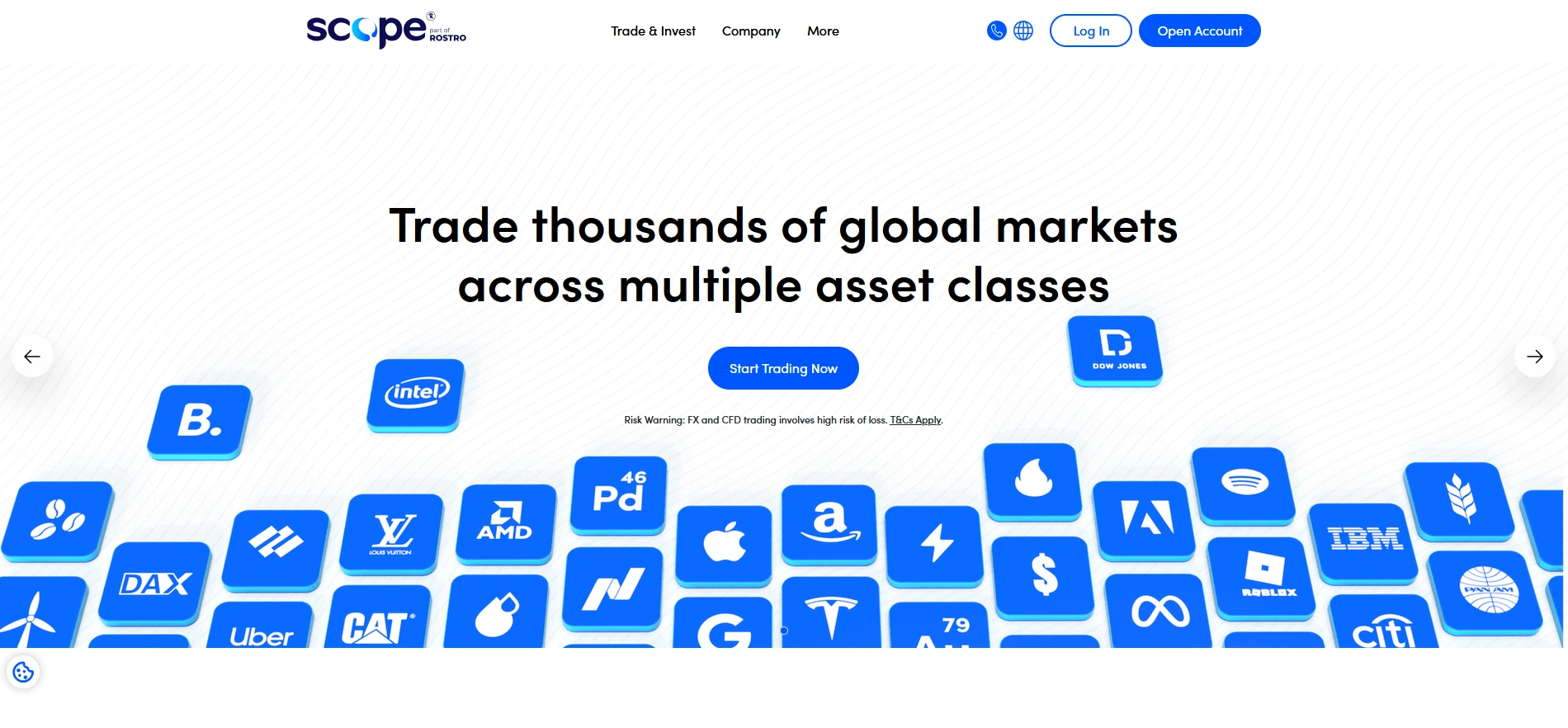 Scope Markets Registration Step 1