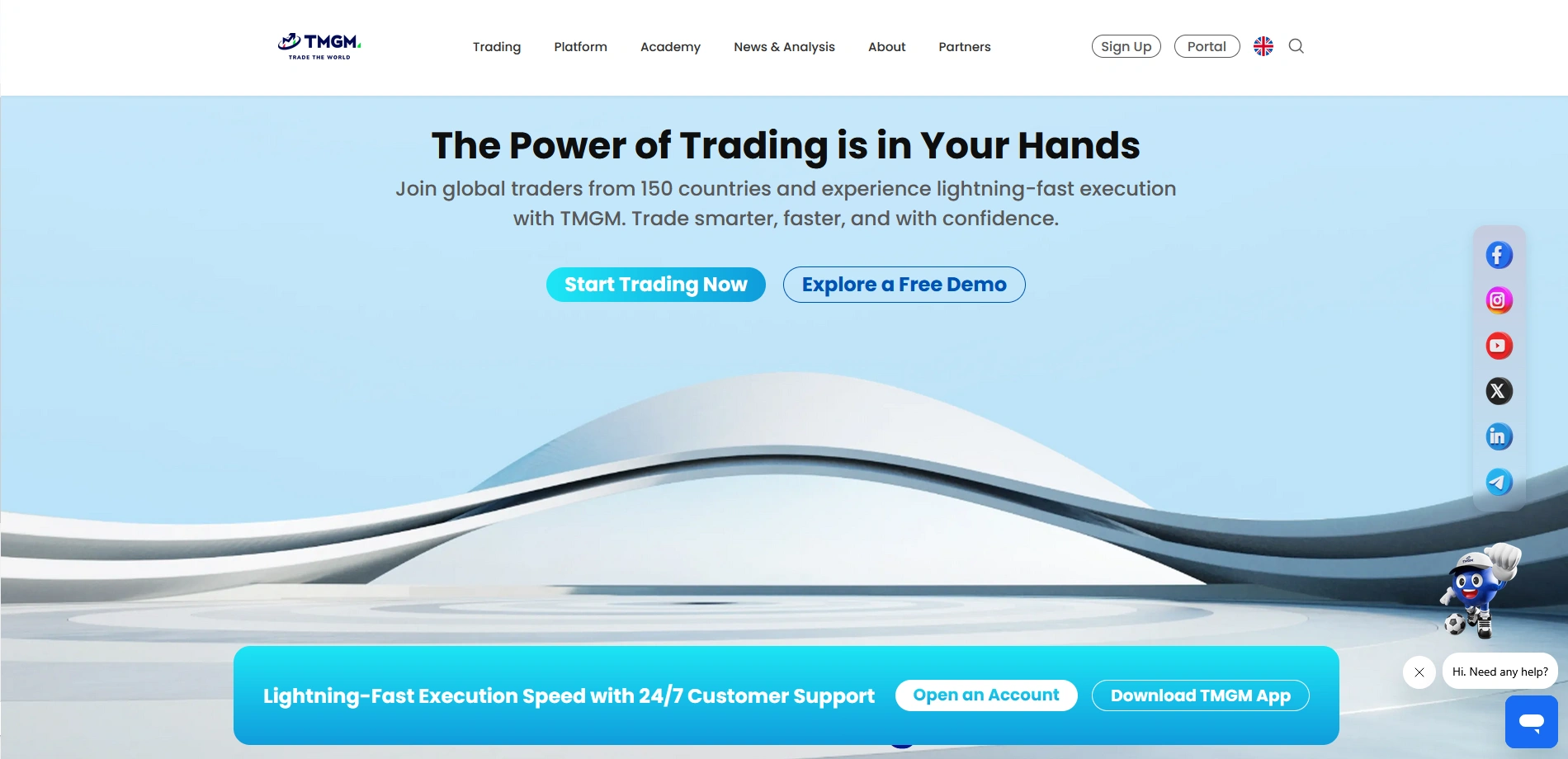 TMGM Demo Account Registration Step 1